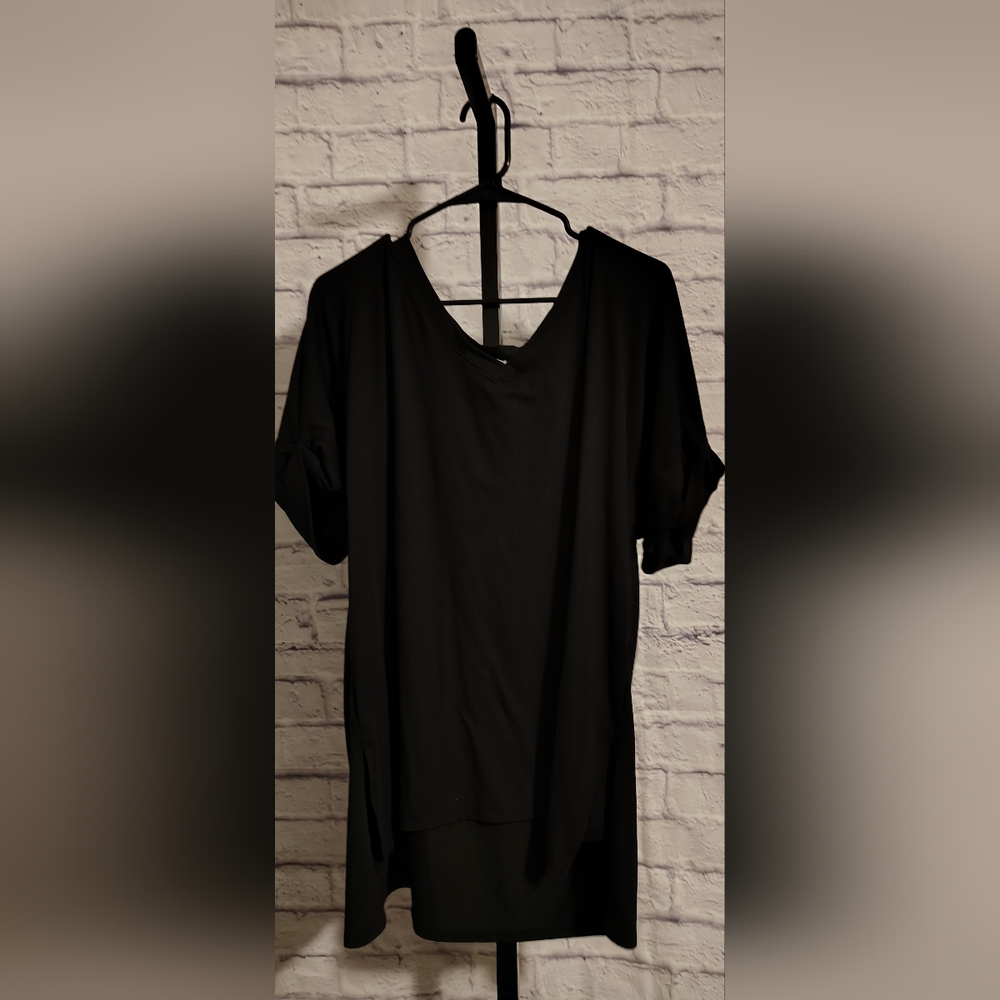 Zenana Women's 2X Black T Shirt